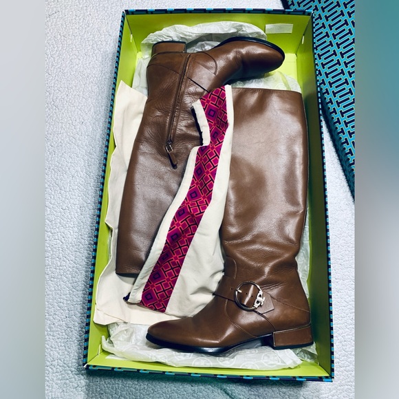 Authentic Tory Burch  Sofia riding boots - Picture 1 of 10